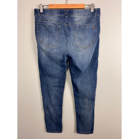 Democracy Womens 10 Ab Solution Slimming Tummy Control Stretch Ankle Skinny Jean - Picture 3 of 9